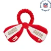 SF 49ERS LELE SADOUGHI X NFL RED BOW SCRUNCHIE