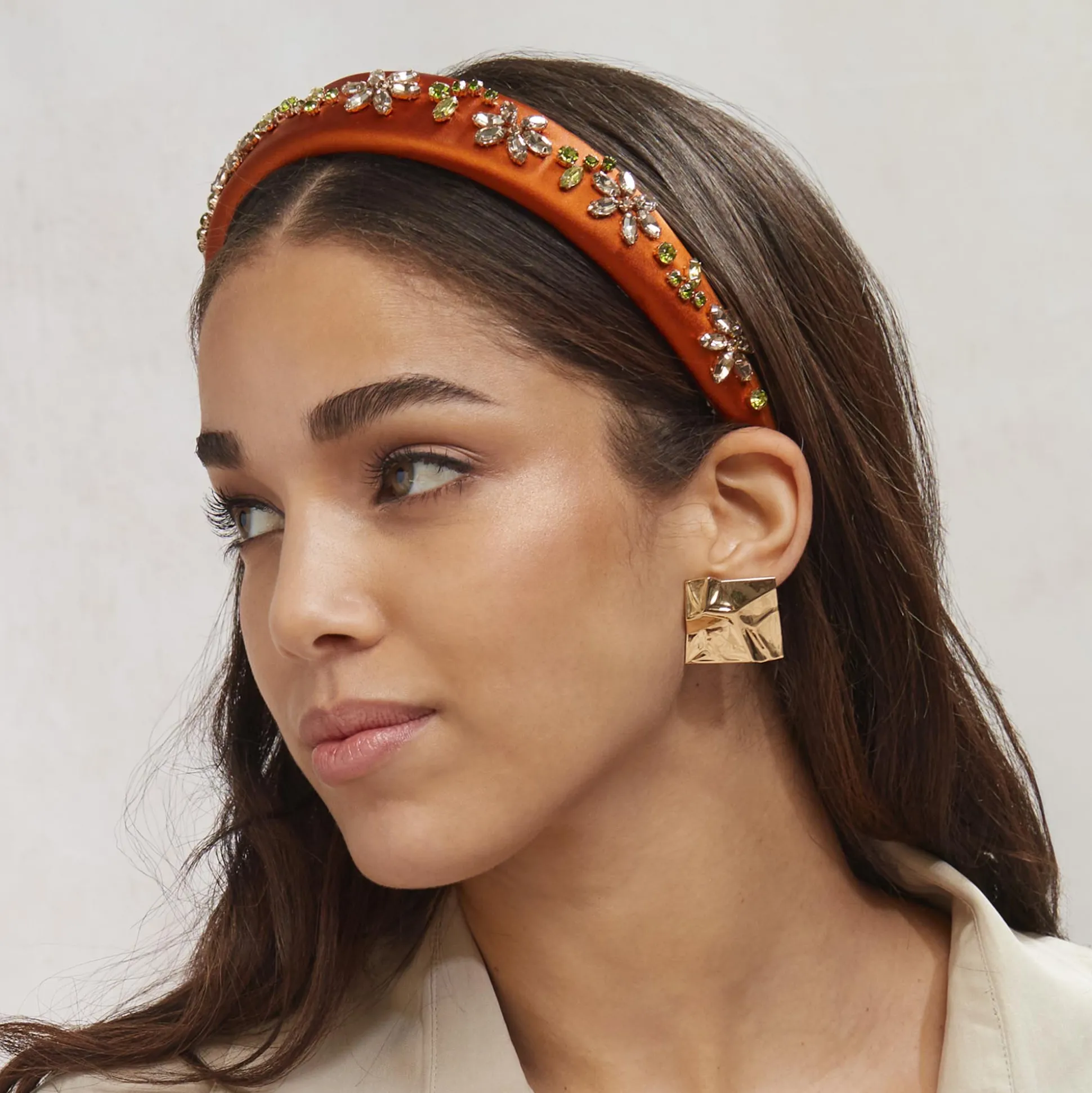 SIENNA MEADOW ALICE CRYSTAL GARDEN FLOWER HEADBAND