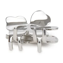 SILVER LILY CLAW CLIP