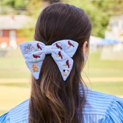 ST LOUIS CARDINALS LELE SADOUGHI / MLB SKY MLB BOW BARRETTE