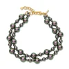 TAHITIAN PEARL JACKIE DOUBLE ROW NECKLACE