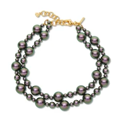 TAHITIAN PEARL JACKIE DOUBLE ROW NECKLACE
