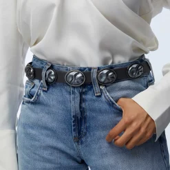 TAHITIAN PEARL OVAL STATION BELT