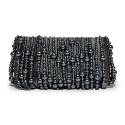 TAHITIAN PEARL WILLOW BEADED CLUTCH