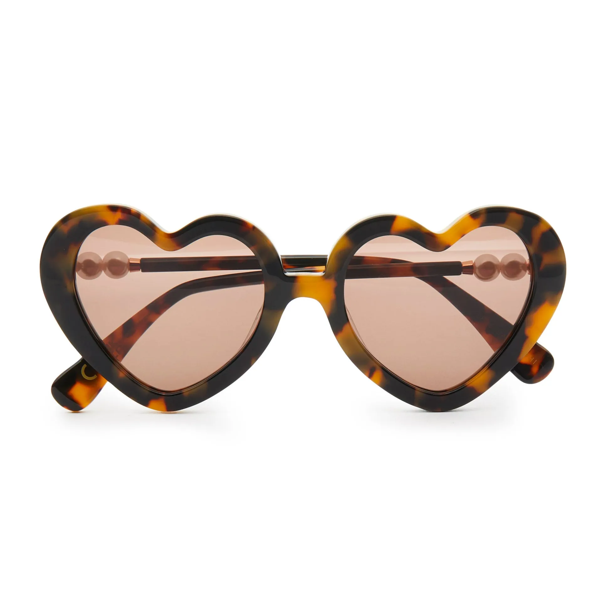 TORTOISE PEARL SWEETHEART SUNGLASSES