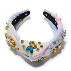 TULIP FIELD CRYSTAL BUNNY KNOTTED HEADBAND