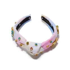 TULIP FIELD KIDS CRYSTAL BUNNY KNOTTED HEADBAND