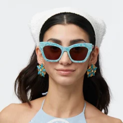 TURQUOISE LIDO SUNGLASSES