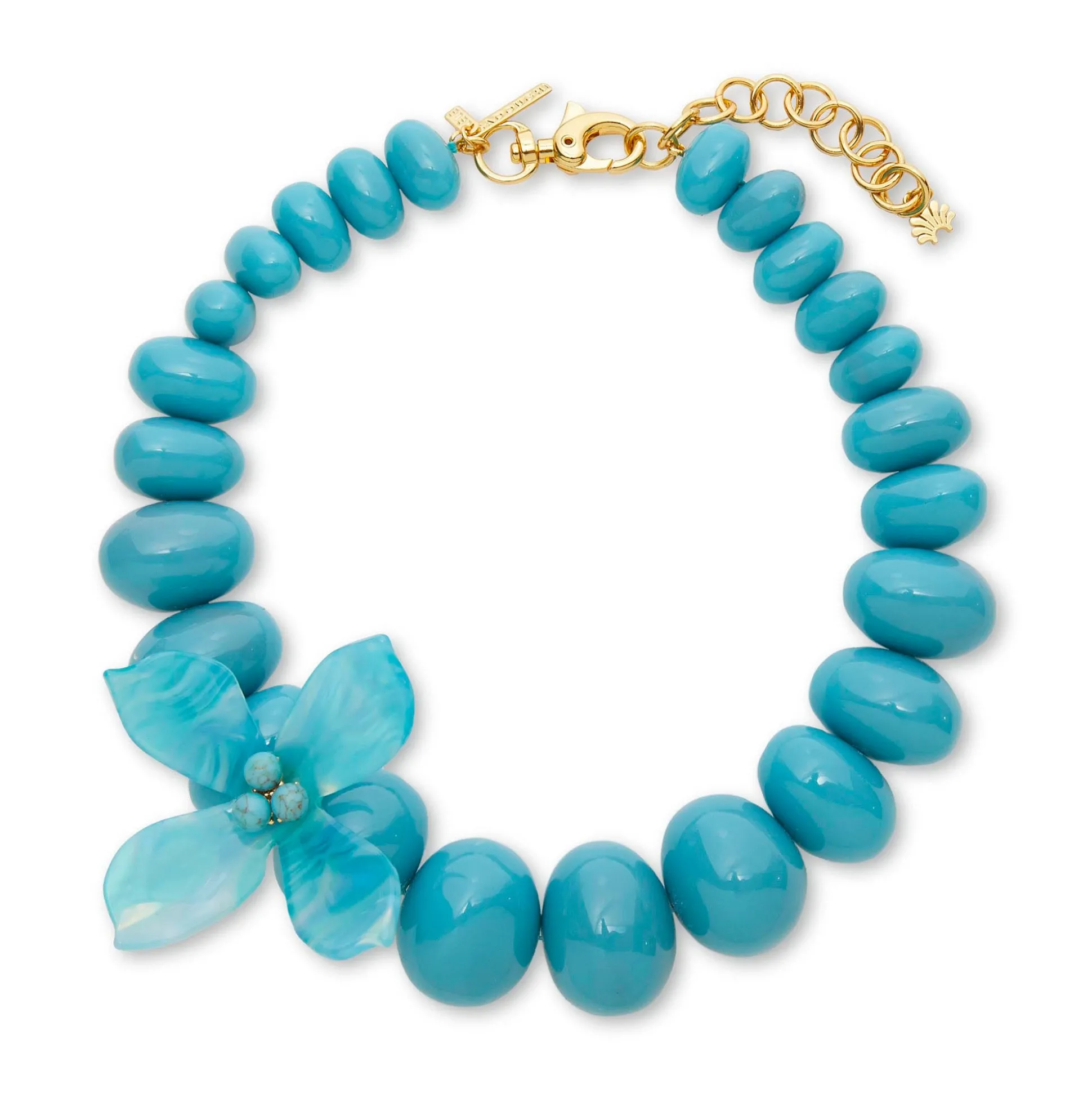 TURQUOISE OLEANDER NECKLACE