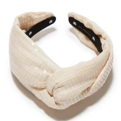 VANILLA CRÈME MARLENE SEQUIN HEADBAND
