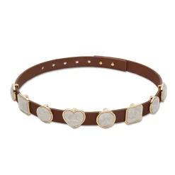 WALNUT PEARL STATION BELT