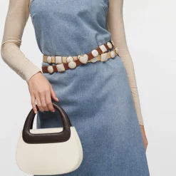 WALNUT PEARL STATION BELT